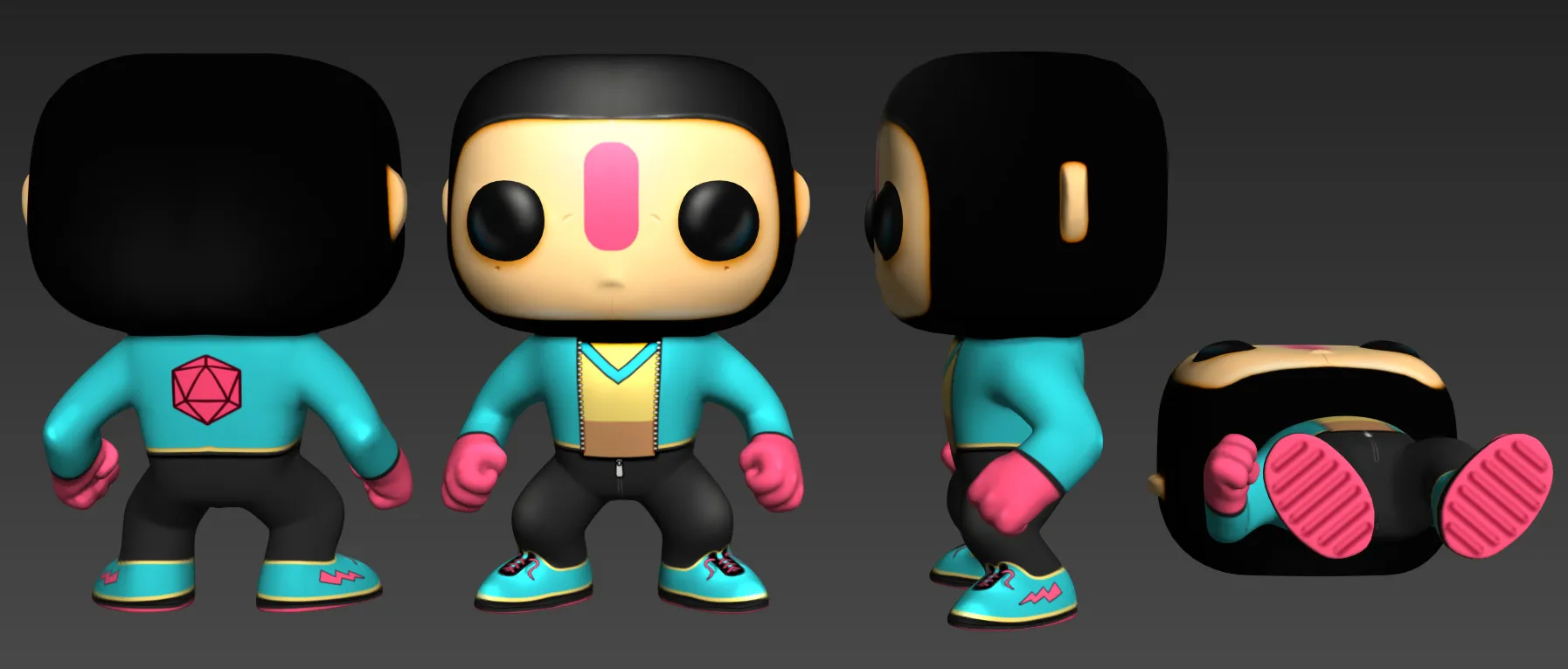 3D Funko Pop Model